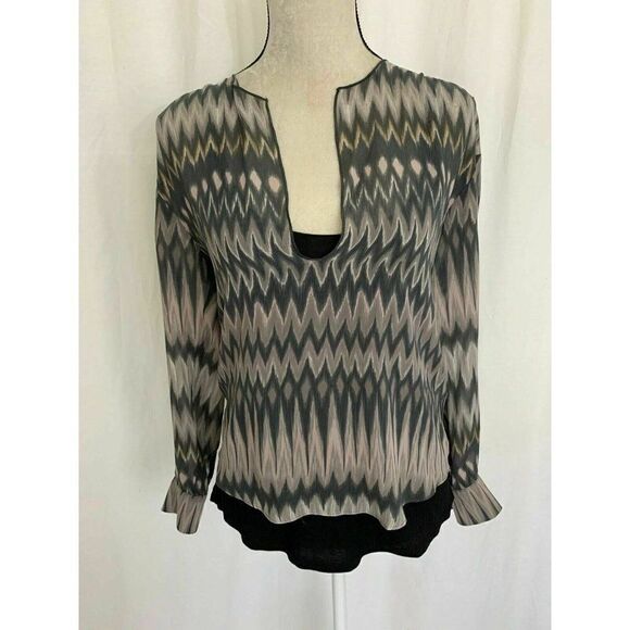 graham spencer Long Sleeve v neck top - Picture 1 of 6